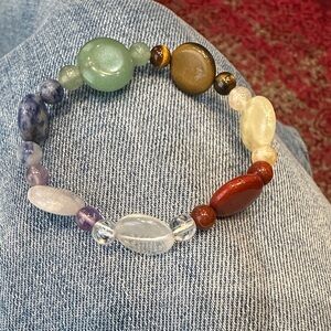 Multicolor crystals bracelet